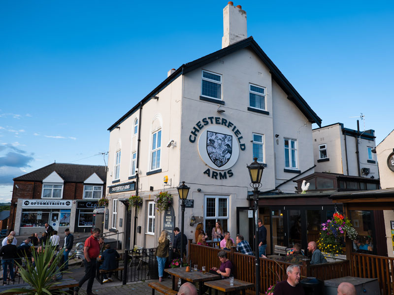 Chesterfield Arms Pub Exterior