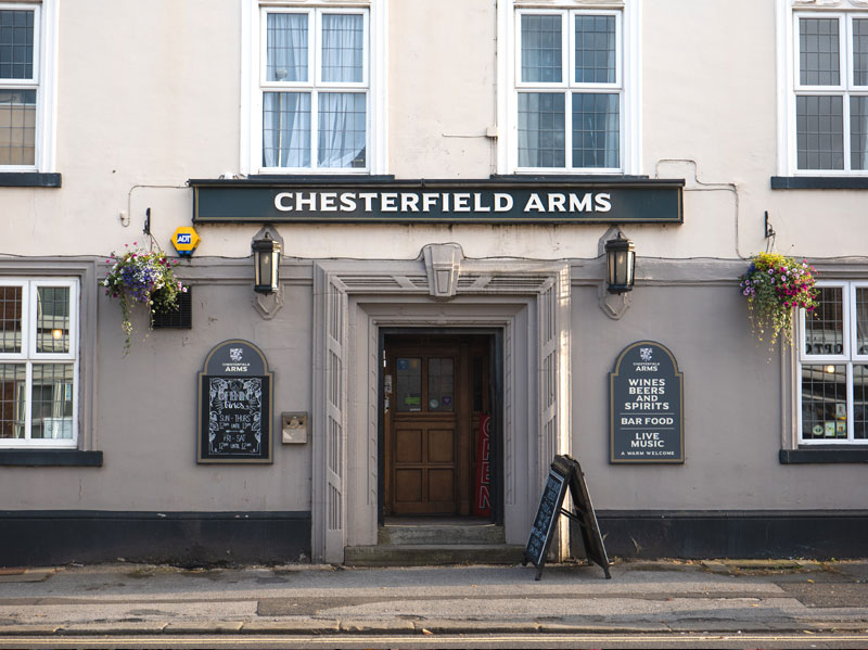 Chesterfield Arms Pub Exterior