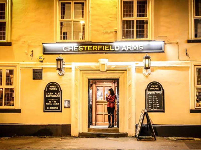 Chesterfield Arms Pub Exterior